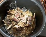 舞茸とイワシ缶の炊き込みご飯作り方4写真