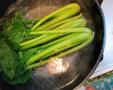 ツナ小松菜キュウリのサラダ作り方1写真