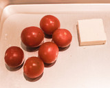 ミニトマトとクリームチーズのカプレーゼ風作り方1写真