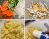野菜たっぷり ポテトサラダ作り方3写真