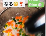 野菜を美味しく　ガーリック炒飯♡ 簡単作り方1写真