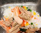 野菜を美味しく　ガーリック炒飯♡ 簡単作り方2写真