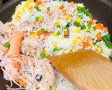 野菜を美味しく　ガーリック炒飯♡ 簡単作り方7写真