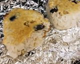 お豆ご飯の味噌マヨ焼きお結び作り方2写真