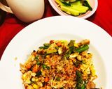 野菜を美味しく　ガーリック炒飯♡ 簡単作り方13写真
