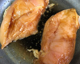 鶏胸肉の甘辛蒸し焼き作り方3写真