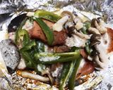 焼豚と好きな野菜deホイル焼き！作り方10写真
