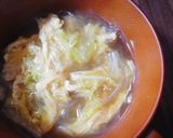 白菜と春雨と卵のスープ*･作り方7写真