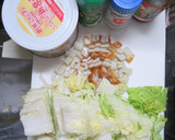 牡蠣油香る☆白菜と竹輪の中華風塩焼きそば作り方1写真