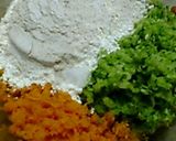 ズッキーニとにんじんのパンケーキ作り方1写真