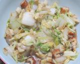 牡蠣油香る☆白菜と竹輪の中華風塩焼きそば作り方7写真