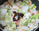 牡蠣油香る☆白菜と竹輪の中華風塩焼きそば作り方5写真