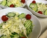 ☆サラダにベビースターラーメン乗っけ♪作り方2写真