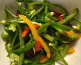 鶏胸肉のチンジャオロース作り方3写真