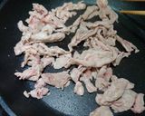 包丁いらず！豚とレタスのケチャップ炒め作り方1写真