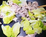 包丁いらず！豚とレタスのケチャップ炒め作り方2写真