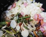 炊飯器☆バター醤油とオイスターの山菜旨飯作り方2写真