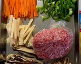 シイタケ香る焼ビーフンの信太巻作り方2写真