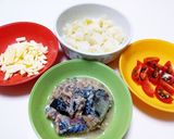 サバ缶とポテト・チーズのオーブン焼き☆作り方1写真