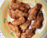 鶏肉の竜田揚げ入りチーズバーガー作り方3写真