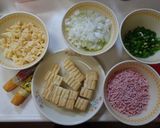 厚揚げコロコロ♪マーボー≪学校給食≫作り方1写真