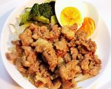 お安い豚コマをレンジで！ルーロー飯風豚丼作り方5写真