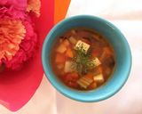 野菜たっぷり生姜入りトマトスープ作り方8写真