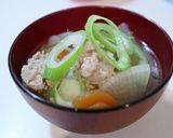 コクうま♡肉団子の豚汁作り方6写真