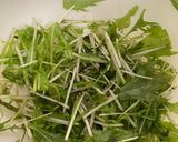 水菜と塩昆布のナムル風作り方1写真