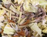 豚薄切り肉のマヨポン炒め作り方6写真