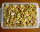 ヘルシー！中華風とりハムの炒飯風混ぜご飯作り方7写真
