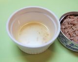 エコ！ツナ缶の油で美味ドレッシング作り方1写真