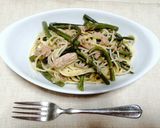 わらびの和風パスタ作り方3写真