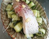 白身魚ときゅうり中華蒸し作り方8写真