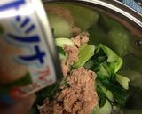 ツナとチンゲンサイのおひたし作り方4写真
