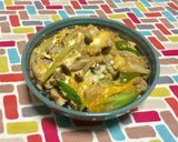 超簡単☆トロうま！基本のねぎ玉親子丼♫作り方9写真