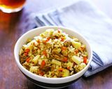 たけのこと豚肉のスパイシー炊き込みご飯作り方11写真