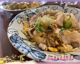 豚薄切り肉たっぷりのレタスチャーハン作り方5写真