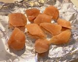 トースターで。鳥ささみマヨパン焼き。作り方1写真