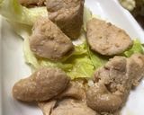 やさしい味噌のしっとり柔らか鶏胸にく♡作り方4写真