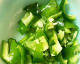 全てレンジ胸肉なすトンテキ味青椒肉絲風作り方1写真