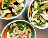 全てレンジ胸肉なすトンテキ味青椒肉絲風作り方10写真