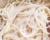わさび風味の和風スパゲティ作り方1写真