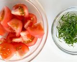 さっぱり♪トマトのごま酢和え作り方1写真