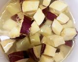 レンジチヂミ風芋餅入梅干しカレードーム蒸作り方5写真
