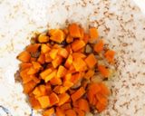 レンジチヂミ風芋餅入梅干しカレードーム蒸作り方9写真