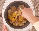 アンデスポテトとベーコンの炊き込み御飯作り方3写真