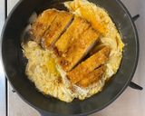 簡単！時短！一人前！つゆだくカツ丼作り方6写真