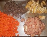 キノコなし簡単で美味しい♡炊き込みご飯♡作り方2写真