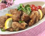 サク旨簡単☘️豚の唐揚げ生姜焼き風作り方4写真